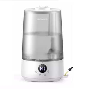 0.95 Gal. Cool Mist Top-Fill Humidifiers for Bedroom Home with 7 Color Light, 34H Super Long Time in Gray