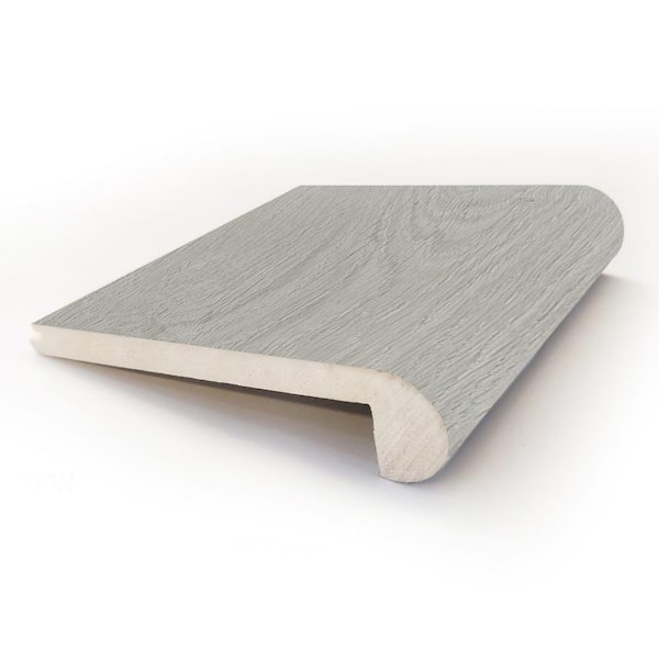 ASPEN FLOORING Pebble 1 in. Thick x 4.33 in. Width x 94.5 in. Length Rigid Core Stair Nosing Vinyl Molding