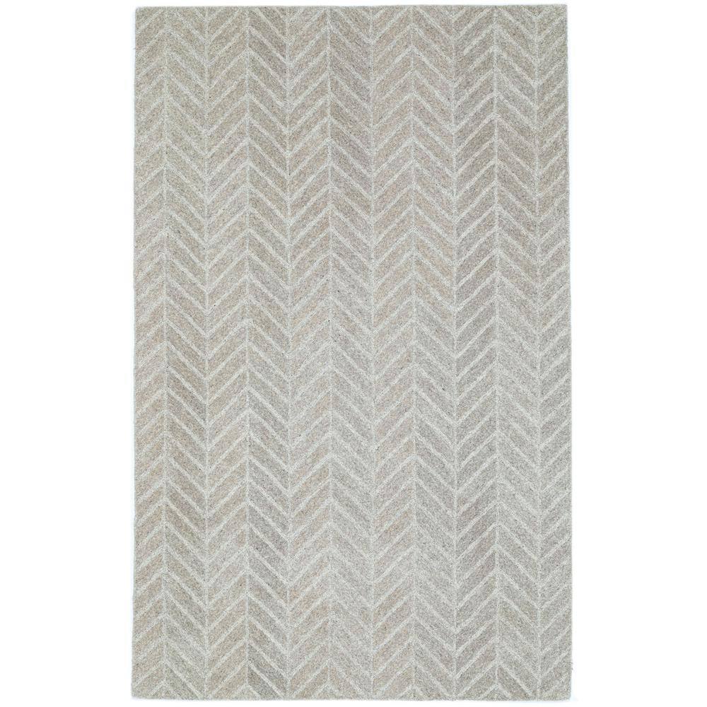 UPC 810096350923 product image for NUSTORY Beige 5 ft. x 8 ft. Rectangle Chevron Wool/Cotton Area Rug | upcitemdb.com