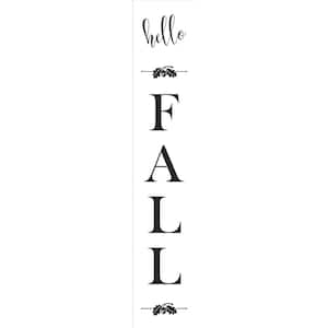 Hello Fall Sign Stencil