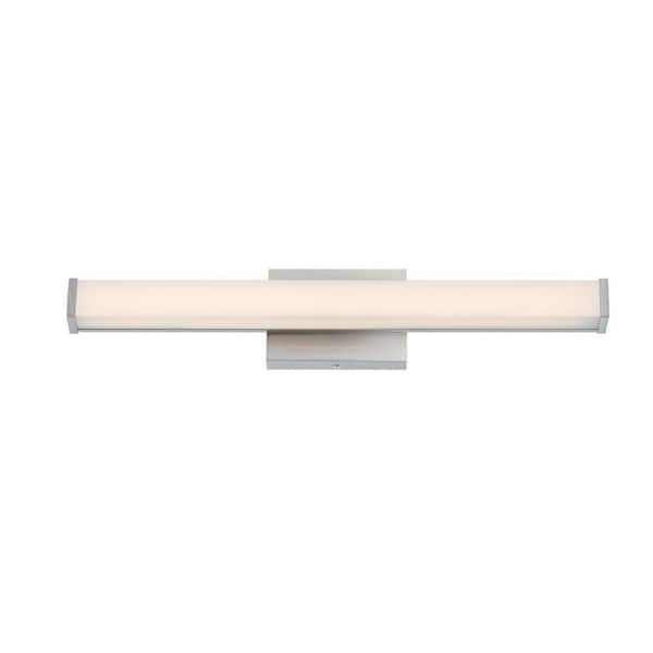 Westinghouse Dermot 24 in. Brushed Nickel Dimmable LED Vanity Light Bar with Selectable Color Temperature