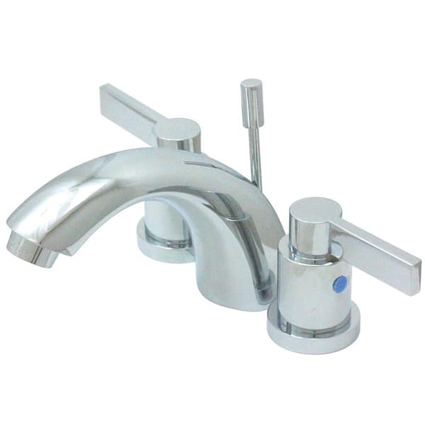 Kingston Brass Everett 4 in. Minispread 2-Handle Bathroom Faucet in Chrome