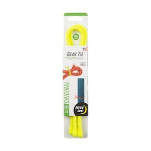 18 in. Gear Tie in Neon Yellow (2-Pack)