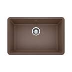 PRECIS Undermount Granite Composite 27 in. Single Bowl Kitchen Sink in Cafe Brown