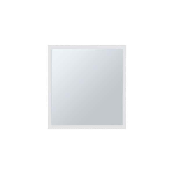 19.7 in. W x 21.1 in. H Rectangular White MDF Surface Mount Medicine Cabinet with Mirror