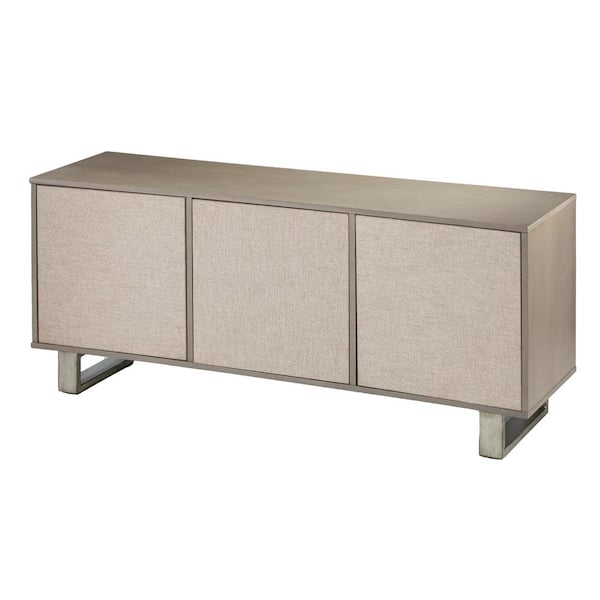 Abston Gray 3-Door Media Console