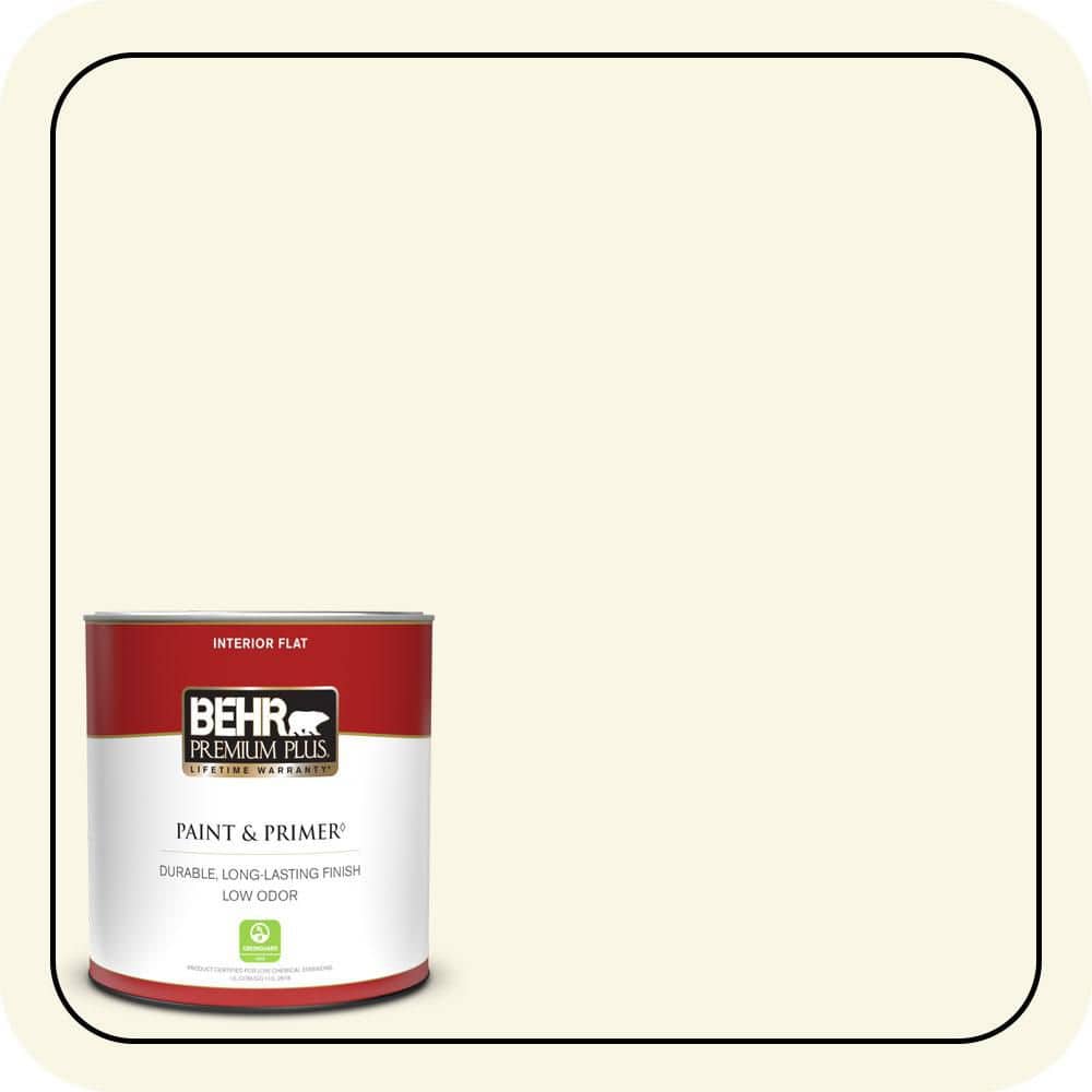 1 qt. #W-B-300 Magnolia Blossom Flat Low Odor Interior Paint & Primer price history on PriceWatchPro