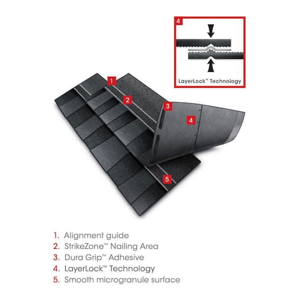 GAF Timberline HDZ Weathered Wood Algae Resistant High Definition Shingles
