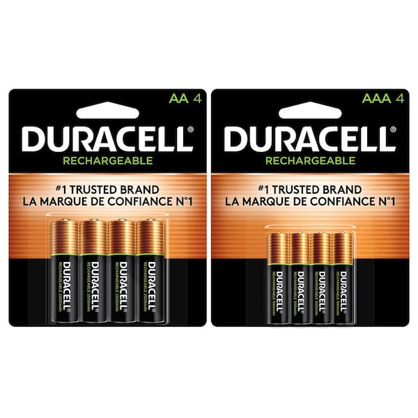 Duracell Rechargeable AA Batteries (4-Pack) LONG LIFE ION CORE AA 4CT -  Best Buy