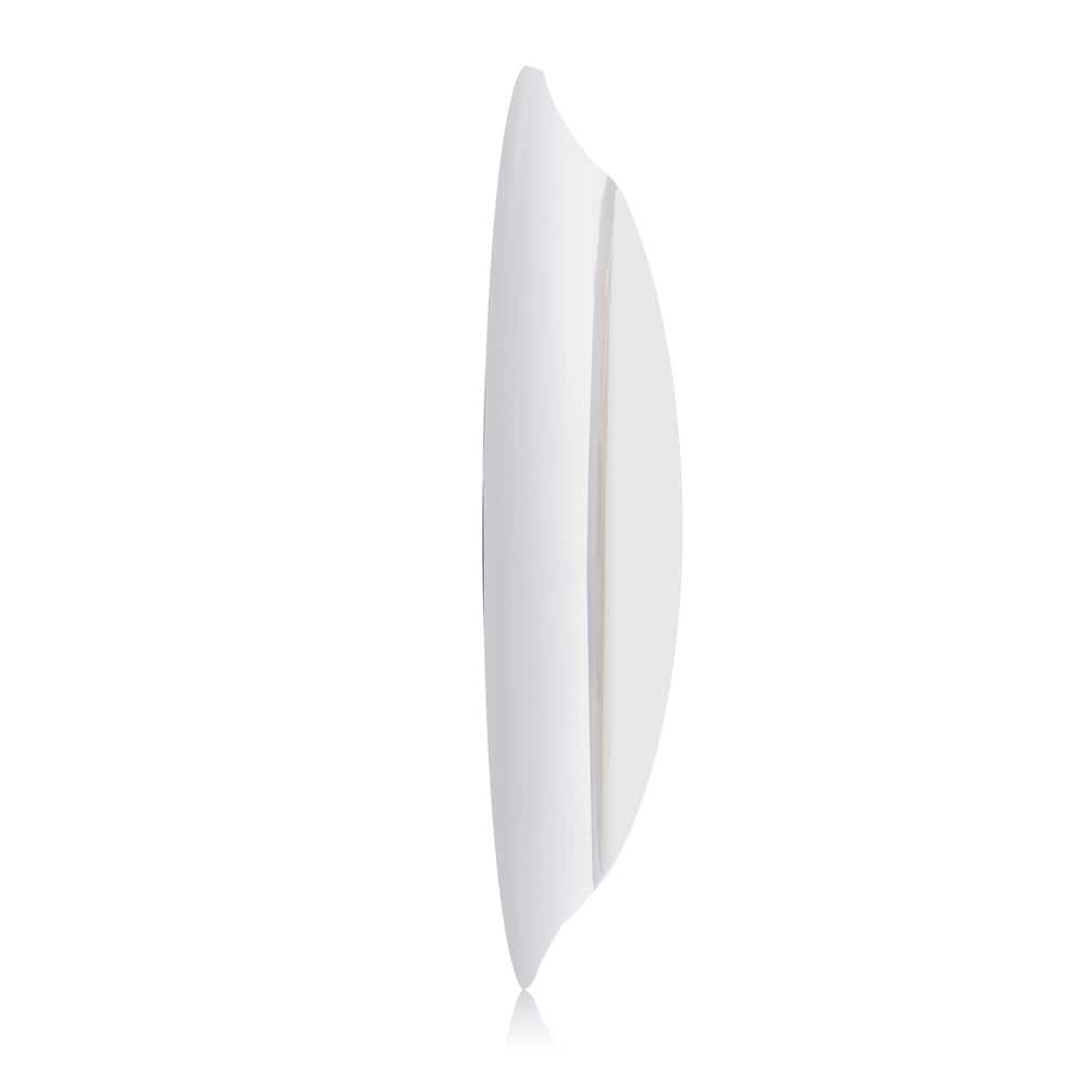 Modern 7.5" White LED Flush Mount Ceiling Light, Dimmable 3000K