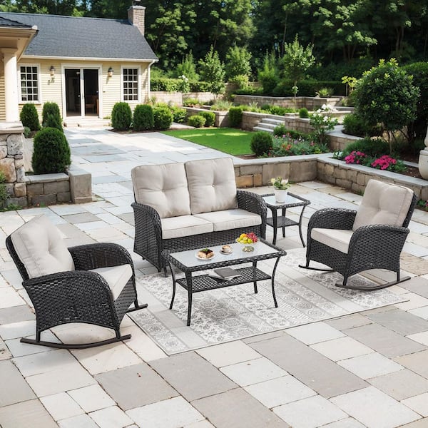 テーブル・チェア・ハンモック Backside Summit Design 2second2plate2 Patio Swivel Dining Chairs with Textilene Mesh Fabric