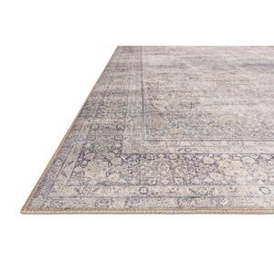 Wynter Silver/Charcoal 2 ft. 6 in. x 9 ft. 6 in. Oriental Printed Runner Rug