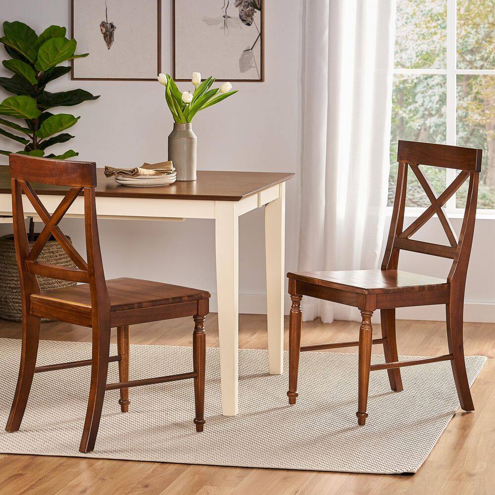 2-Piece Dark Brown Acacia Wood Outdoor Lounge Chair price history on PriceWatchPro
