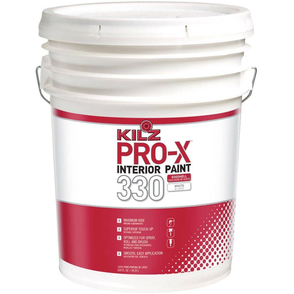 KILZ PROX 5 gal. No.330 Light Base Eggshell Interior Paint PX33005