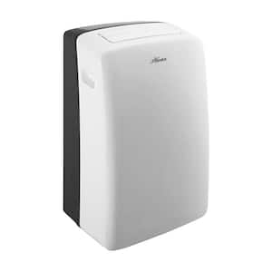 10,000 BTU 6,500 BTU (DOE) Portable Air Conditioner in White with Dehumidifier and Remote Control