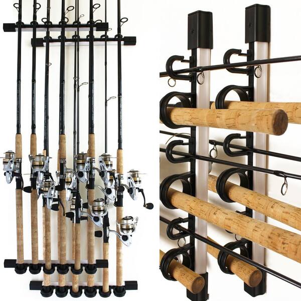 Rush Creek Creations All Weather 3-in-1 Modular 6-Rod Rack 40-0004 - The  Home Depot