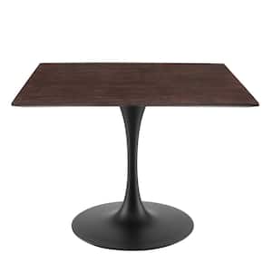Lippa 40 in. Cherry Walnut Wood Square Dining Table (Seats 4)