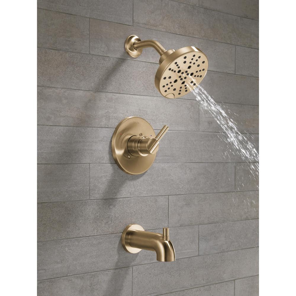 Champagne Bronze Multi-Head Wall Mounted Shower Faucet Set