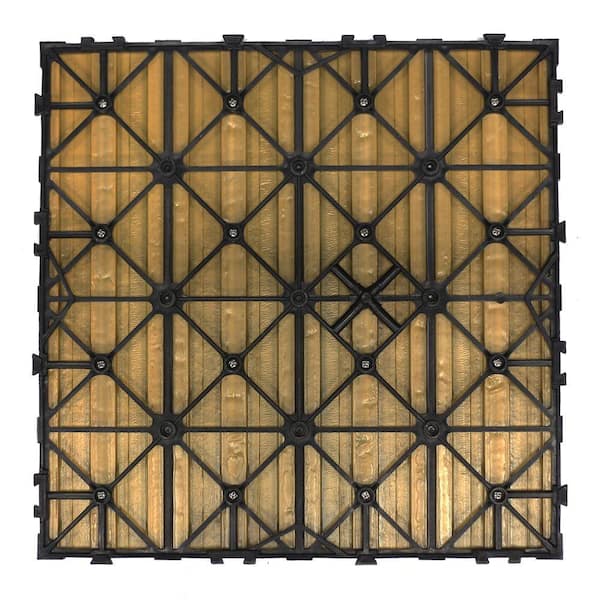 NewTechWood UltraShield Naturale 1 ft. x 1 ft. Quick Deck Outdoor