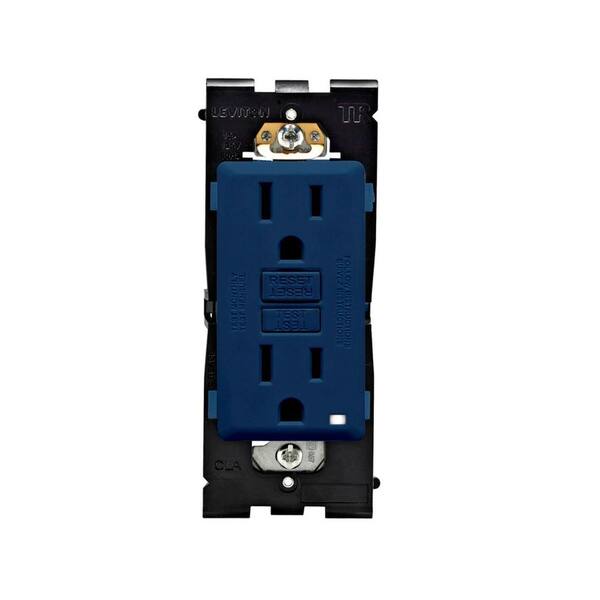 Leviton Renu 15 Amp Tamper-Resistant GFCI Duplex Outlet - Rich Navy