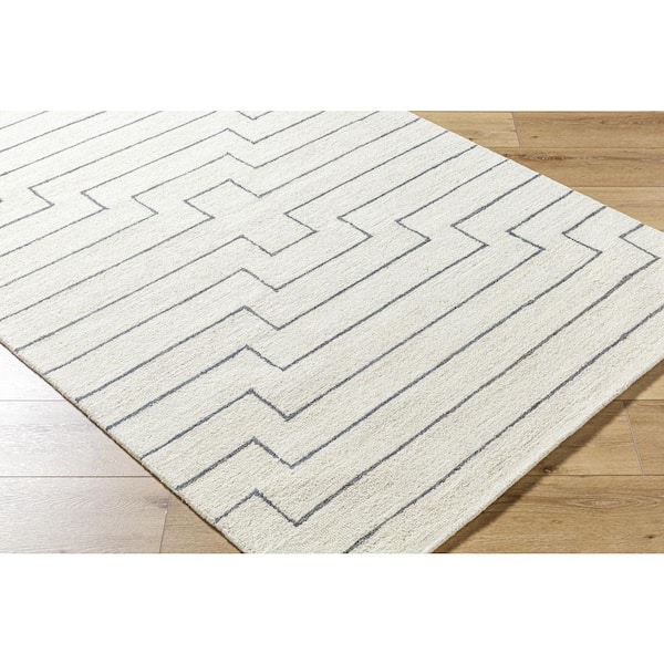 Bournemouth Cream 8 ft. x 10 ft. Geometric Indoor Area Rug