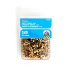 1/0 x 15 ft. Solid Brass Safety Plumber Chain - Packaged
