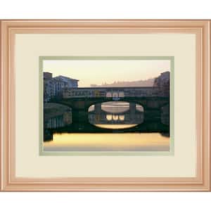 ''Ponte Vecchio'' By Bill Philip Framed Print Travel Wall Art 34 in. x 40 in.