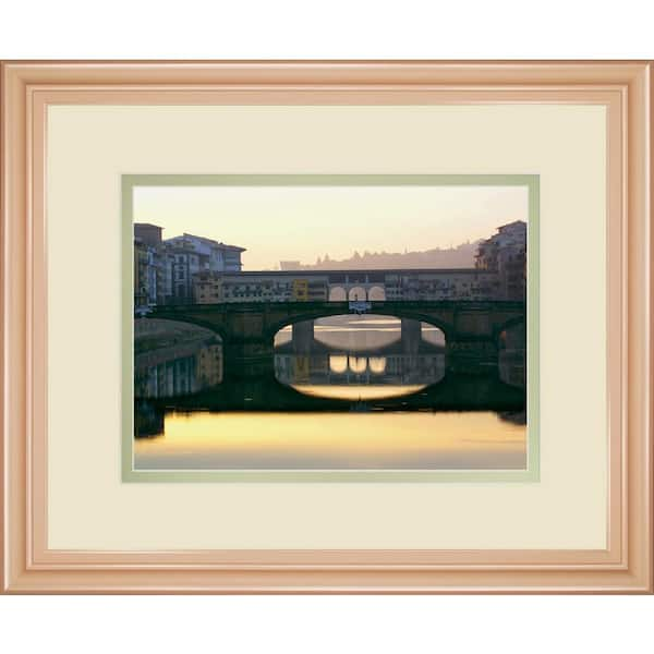 Classy Art DM5696 34 x 40 in. Ponte Vecchio by Bill Philip Framed Print Wall Art