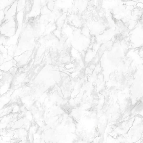 SCOTT LIVING Grey Calacatta Marble Self Adhesive Strippable Wallpaper Covers 30.75 sq. ft.