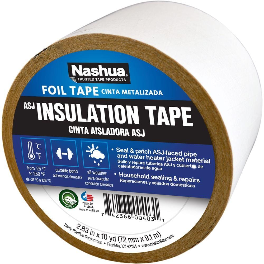 SILVER FOIL ALUMINIUM INSULATION REINFORCED TAPE 72 MM W  6 M LONG.FREE SHIPPING 