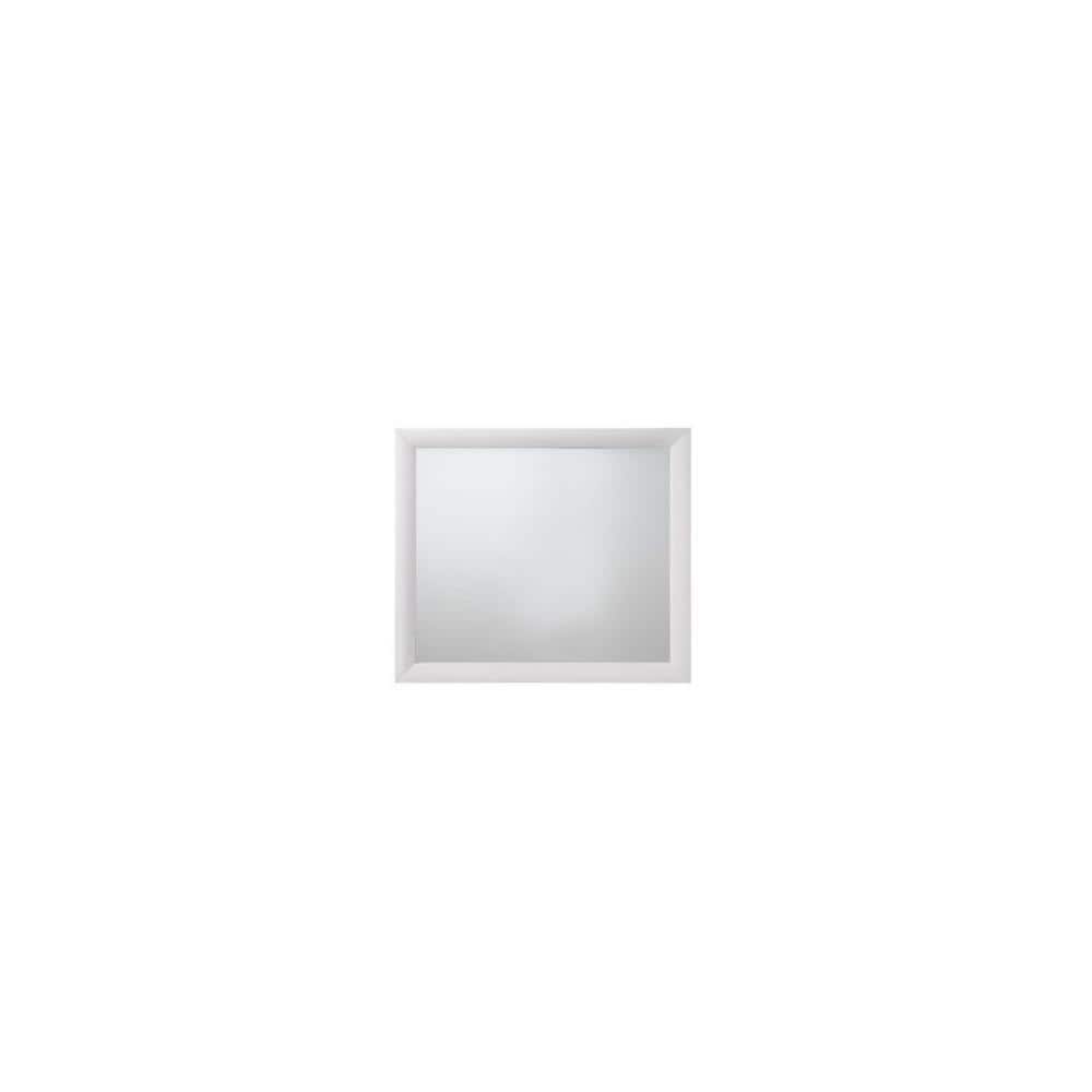 39 in. W x 35 in. H White Rectangle Dresser Mirror Mounts to Dresser with Frame price history on PriceWatchPro