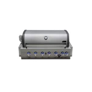 Built-in Series 6-Burner Propane Natural Gas Grill Island in Stainless Steel
