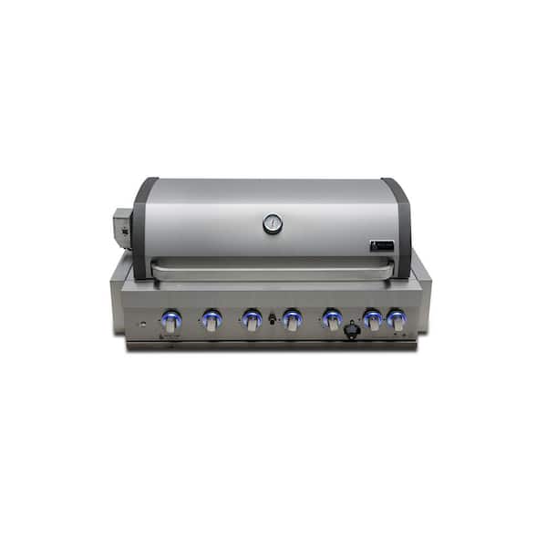 Built-in Series 6-Burner Propane Natural Gas Grill Island in Stainless Steel