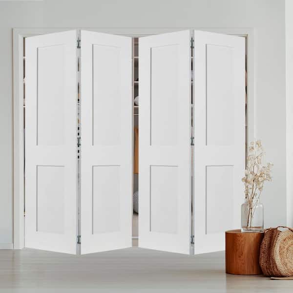 Krosswood Doors 72 in. x 80 in. Shaker 2-Panel Solid Core Primed