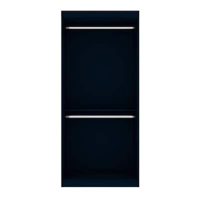 Mulberry Tatiana Midnight Blue Open Double Hanging Wardrobe Armoire (81.3 in. H x 35.98 in. W x 21.65 in. D)