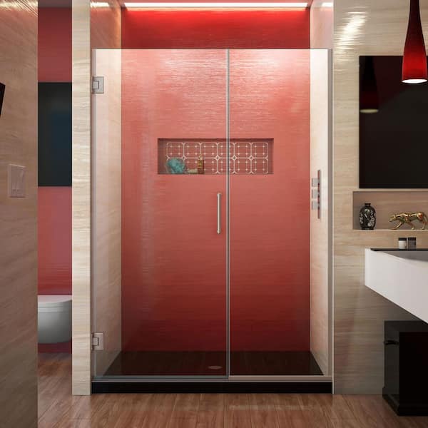 Dreamline Unidoor Plus 46 To 46 5 In X 72 In Frameless Hinged Shower