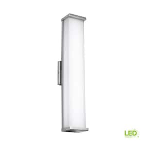 Altron Polished Stainless Steel Outdoor Integrated LED Wall Mount Sconce