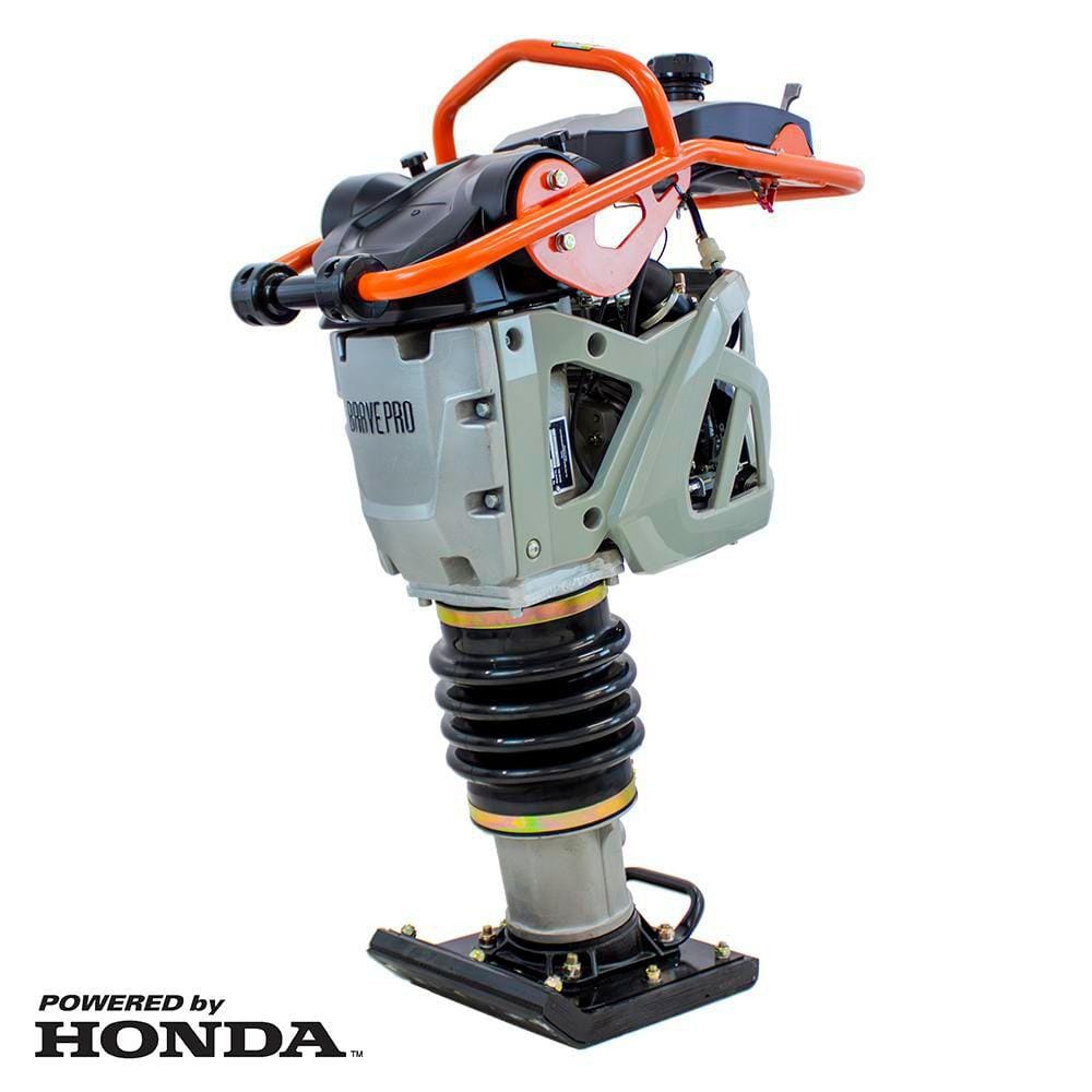 BRAVEPRO Tamping Rammer : 4496-Lbs. Force : 11.2-In. x 13.4-In