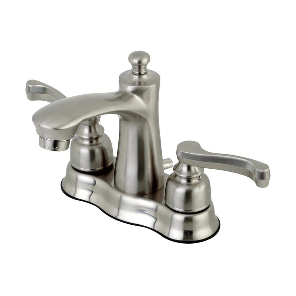 Kingston Brass French 4 in. Centerset 2Handle Bathroom Faucet in