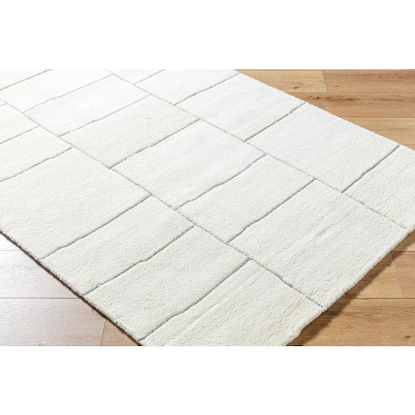 Portobello Off-White 5 ft. x 8 ft. Modern Indoor Area Rug