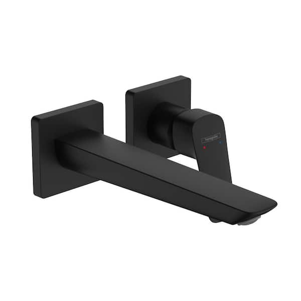 Logis Fine Single Handle Wall Mounted Bathroom Faucet in Matte Black