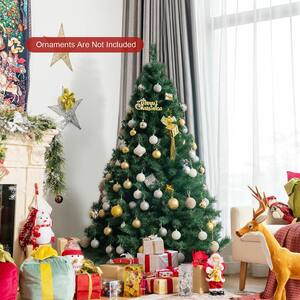 6 ft. Green Unlit Full Artificial Tree Type Artificial Christmas Tree with 648 Tips