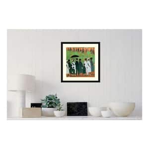 20 in. H x 20 in. W "Funeral Procession" by " Ellis Wilson" Framed Print Wall Art
