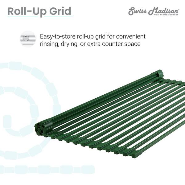 Swiss Madison 20 in. x 12 in. Kitchen Sink Grid in Green SM-KG700 