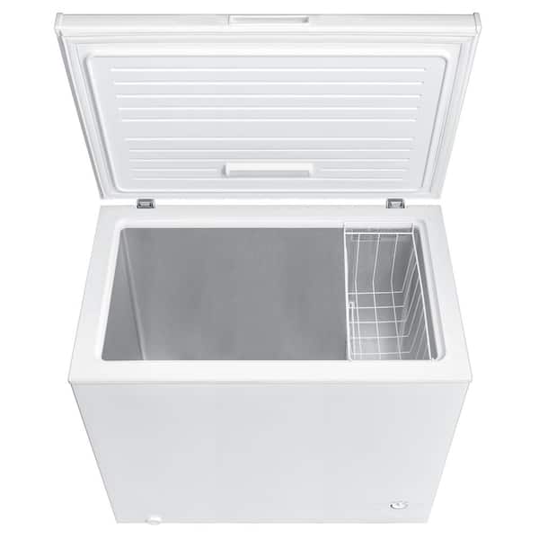VISSANI Manual Defrost Chest Freezer In White MDCF7WH The Home Depot ...