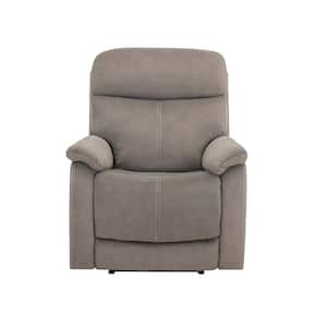 Surrey Taupe Leather Power Recliner