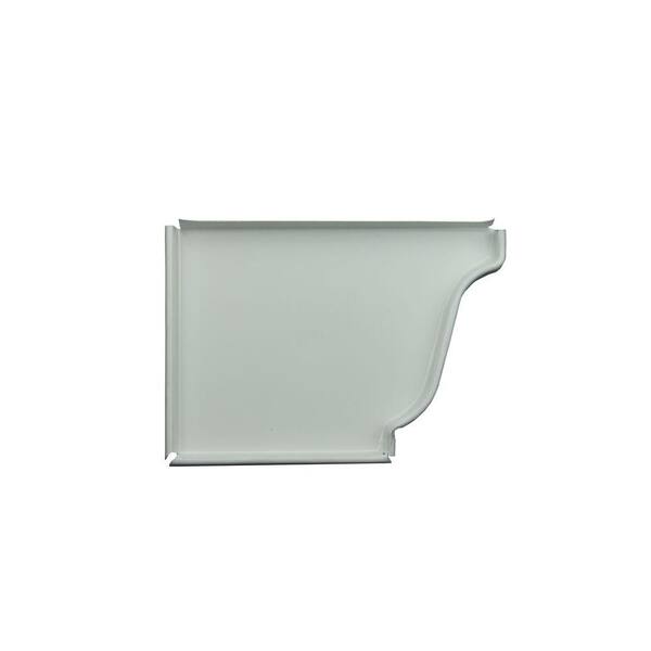 Spectra Pro Select 5 in. High Gloss White Aluminum Left End Cap