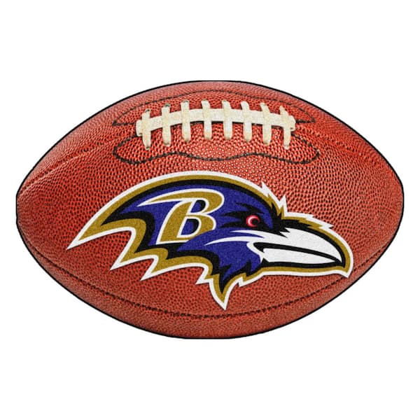 FANMATS NFL Baltimore Ravens Photorealistic 20.5 in. x 32.5 in Football Mat