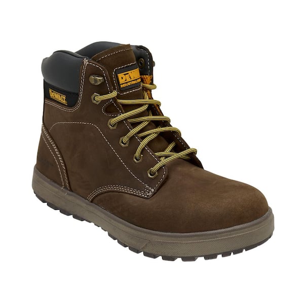 DEWALT Men's Plasma 6 Inch Work Boots - Steel Toe - Brown Size 8(M)