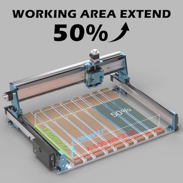 Genmitsu XZ-axis Extension Kit for 4040-PRO/4040-PRO MAX CNC